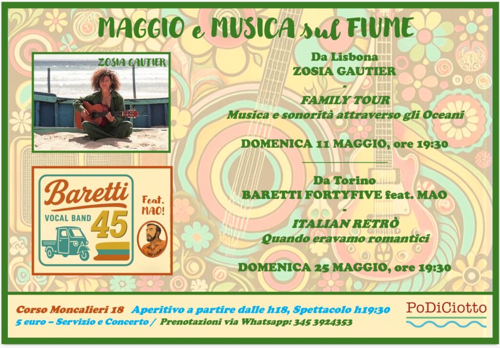 Maggio e musica sul fiume maggio 2025